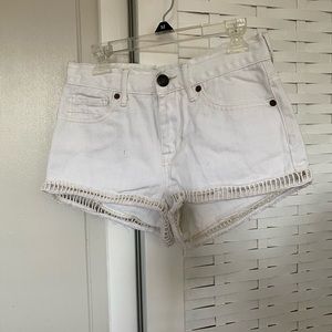 kendall & kylie white jeans shorts